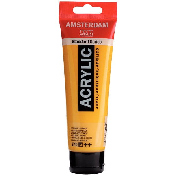 Farba akrylowa Talens Amsterdam 120ml - 270 azo yellow deep #1