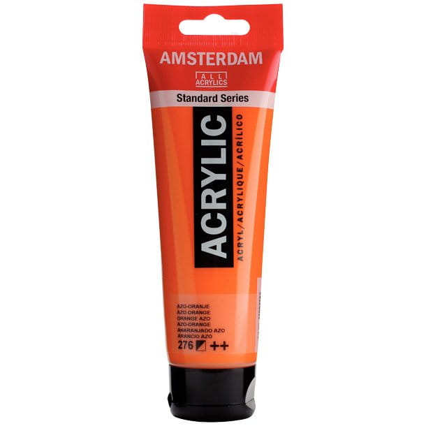 Farba akrylowa Talens Amsterdam 120ml - 276 azo orange #1