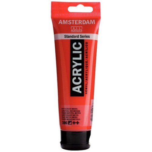 Farba akrylowa Talens Amsterdam 120ml - 396 naphthol red medium #1