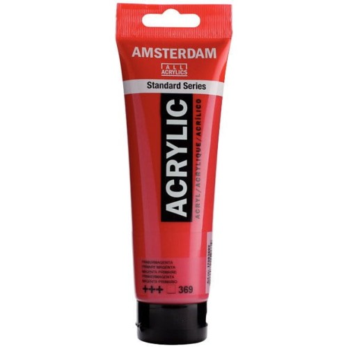 Farba akrylowa Talens Amsterdam 120ml - 369 primary magenta #1