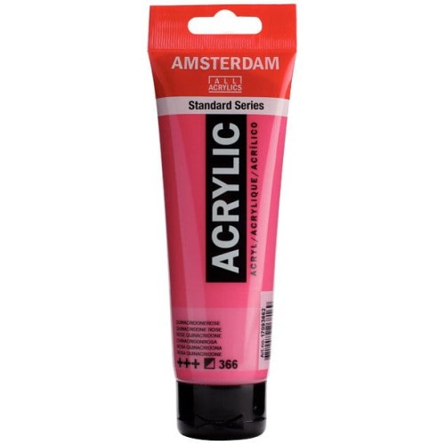 Farba akrylowa Talens Amsterdam 120ml - 366 quinacridone rose #1