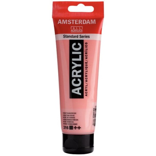 Farba akrylowa Talens Amsterdam 120ml - 316 venetian rose #1