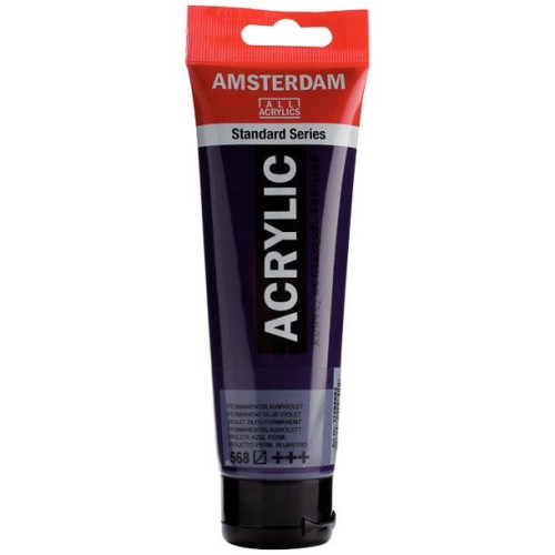 Farba akrylowa Talens Amsterdam 120ml - 568 permanent blue violet #1