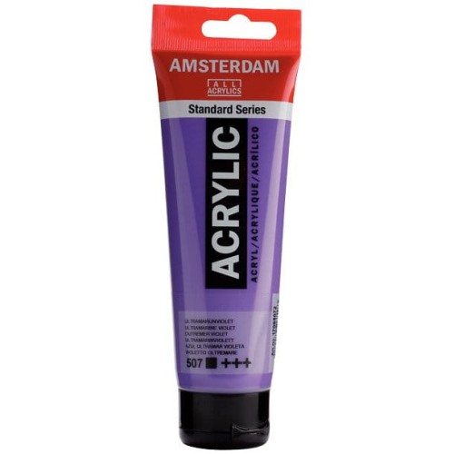 Farba akrylowa Talens Amsterdam 120ml - 507 ultramarine violet #1