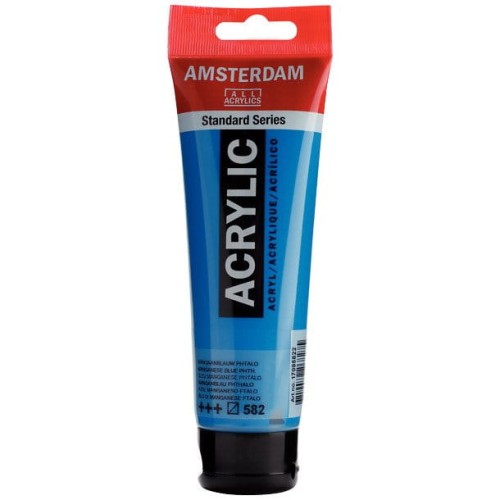 Farba akrylowa Talens Amsterdam 120ml - 582 manganese blue phthalo #1