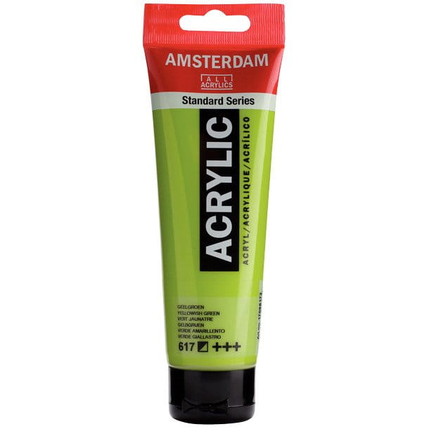 Farba akrylowa Talens Amsterdam 120ml - 617 yellowish green #1