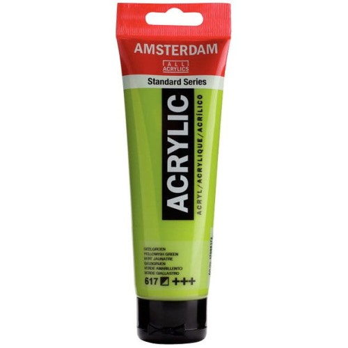 Farba akrylowa Talens Amsterdam 120ml - 617 yellowish green #1