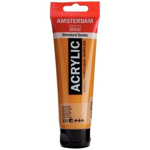 Farba akrylowa Talens Amsterdam 120ml - 231 gold ochre #1
