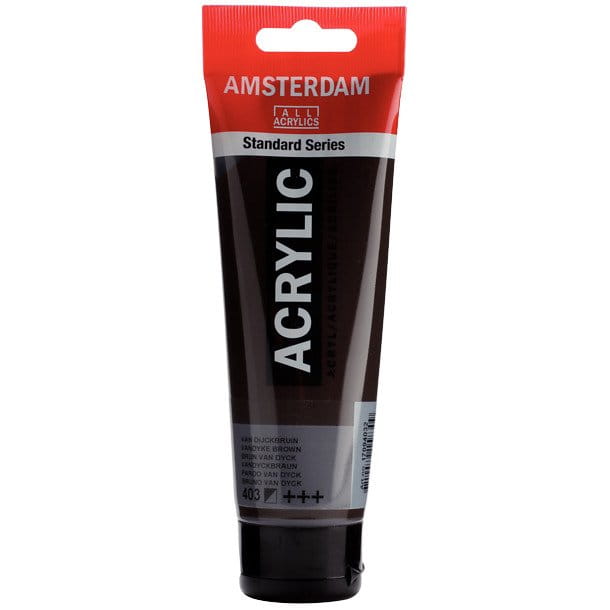 Farba akrylowa Talens Amsterdam 120ml - 403 vandyke brown #1