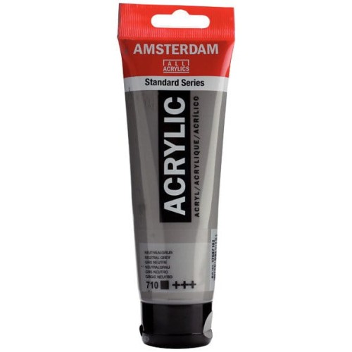 Farba akrylowa Talens Amsterdam 120ml - 710 neutral grey #1