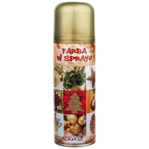 Farba w sprayu Aliga 250ml, złota #1