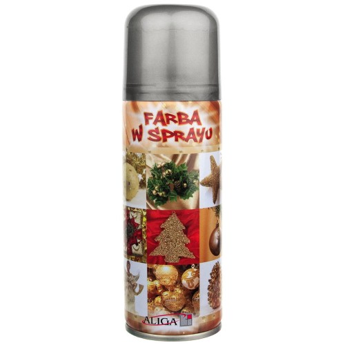 Farba w sprayu Aliga 250ml, srebrna #1