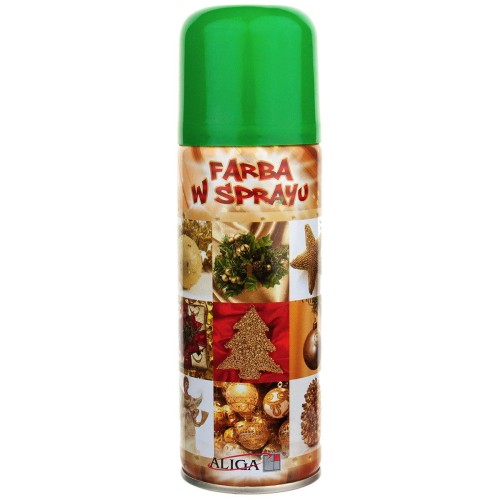 Farba w sprayu Aliga 250ml, zielona #1