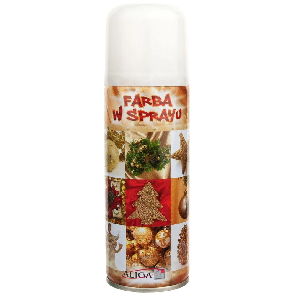 Farba w sprayu Aliga 250ml, biała #1