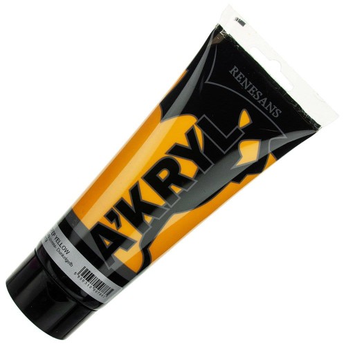 Farba akrylowa Renesans 200ml - 06 żółć ciemna #1