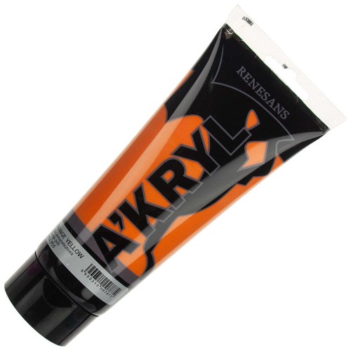 Farba akrylowa Renesans 200ml - 07 żółć pomarańczowa #1