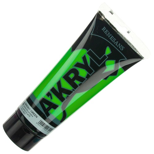 Farba akrylowa Renesans 200ml - 14 zieleń błyszcząca #1