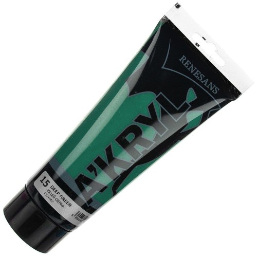Farba akrylowa Renesans 200ml - 15 zieleń ciemna #1