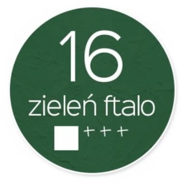 Farba akrylowa Renesans 200ml - 16 zieleń ftalo #2