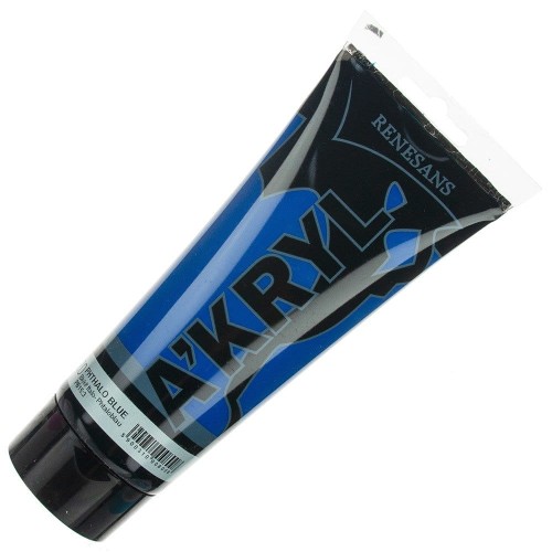 Farba akrylowa Renesans 200ml - 20 błękit ftalo #1