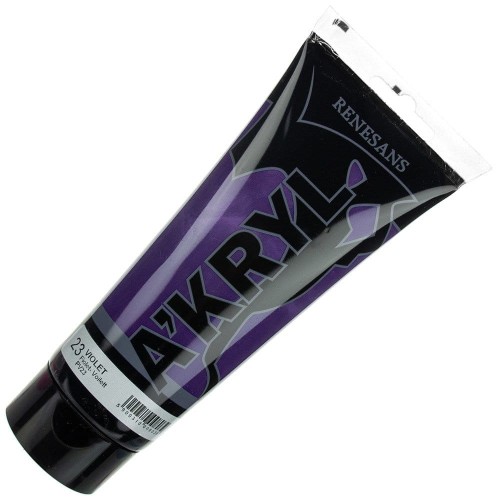 Farba akrylowa Renesans 200ml - 23 fioletowa #1