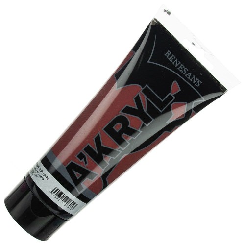 Farba akrylowa Renesans 200ml - 25 ziemia brunatna - brązowa #1