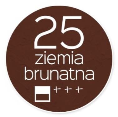 Farba akrylowa Renesans 200ml - 25 ziemia brunatna - brązowa #2
