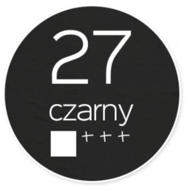 Farba akrylowa Renesans 200ml - 27 czarna #2