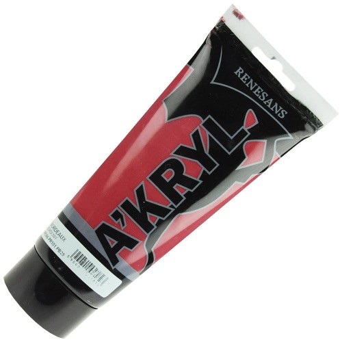 Farba akrylowa Renesans 200ml - 37 bordowa #1