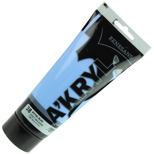 Farba akrylowa Renesans 200ml - 38 błękit królewski #1