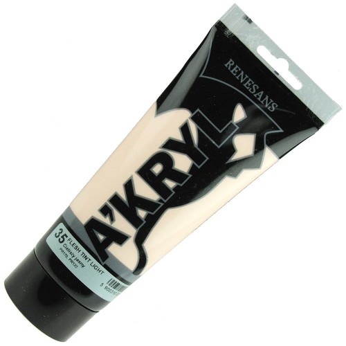 Farba akrylowa Renesans 200ml - 35 cielisty jasny #1