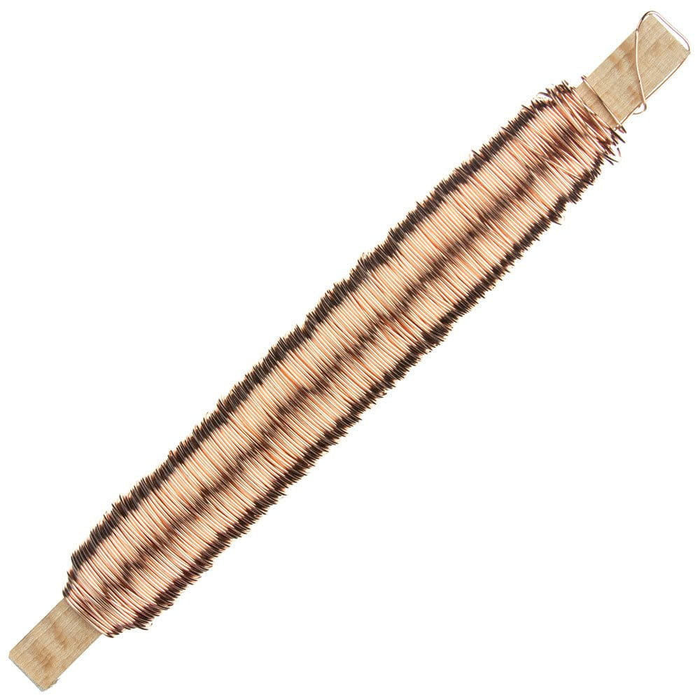 Drut florystyczny na patyku - Miedziany 0,5mm 100g #1