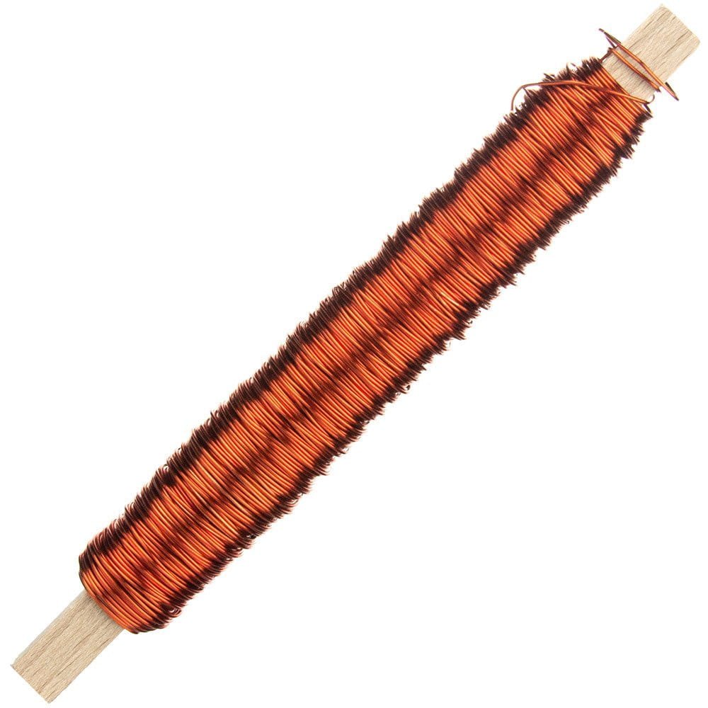 Drut florystyczny na patyku - Pomarańcz 0,5mm 100g #1