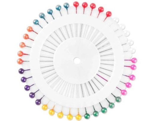 Szpilki krawieckie długie 38 mm kolorowe 40 szt. #1