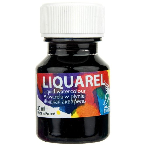 Farba akwarelowa Liquarel 30ml Renesans - 190 czarny #1
