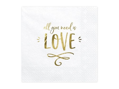 Serwetki All you need is love 20szt. #1