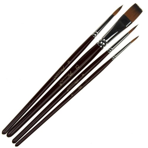 Zestaw pędzli nylonowych Phoenix - 4 sztuki #1