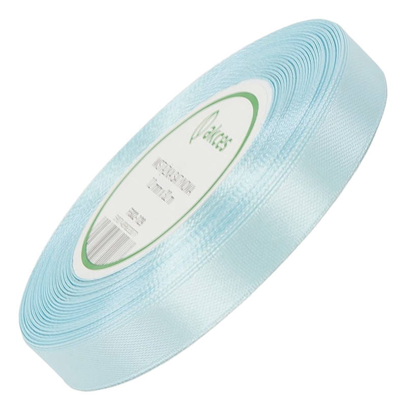 Wstążka satynowa błękit perłowy 12mm - 32mb #1