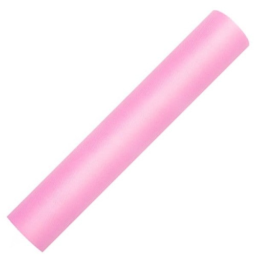 Tiul dekoracyjny na rolce 30cm 9m - 081 pink #1