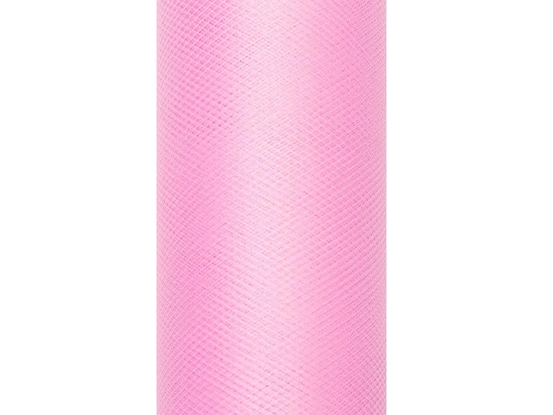 Tiul dekoracyjny na rolce 30cm 9m - 081 pink #2