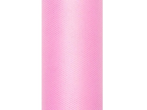 Tiul dekoracyjny na rolce 30cm 9m - 081 pink #2