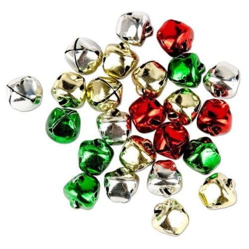 Dzwoneczki metalowe ozdobne 15mm 24szt #1