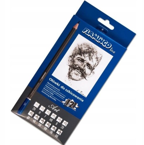 Zestaw ołówków o gradacjach 2H-8B - 12szt #1