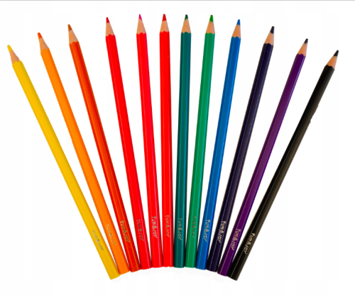 Kredki ołówkowe 12 kolorów Fun&Joy #2