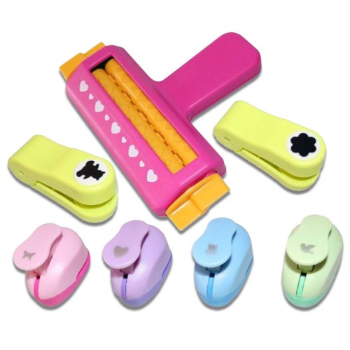 Zestaw kreatywny z karbownicą, dziurkaczami i wytłaczarkami #1