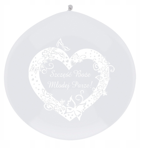 Balon gigant Szczęść Boże 100cm dekoracyjny #1