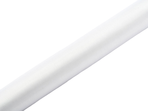 Organza gładka 36cm 9m - biały materiał na rolce #1