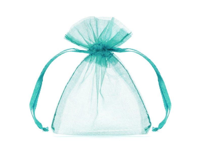 Woreczki z organzy 20szt 10cm - tiffany blue #1