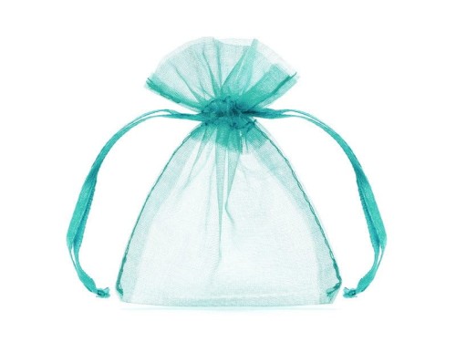 Woreczki z organzy 20szt 10cm - tiffany blue #1