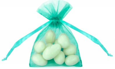 Woreczki z organzy 20szt 10cm - tiffany blue #2